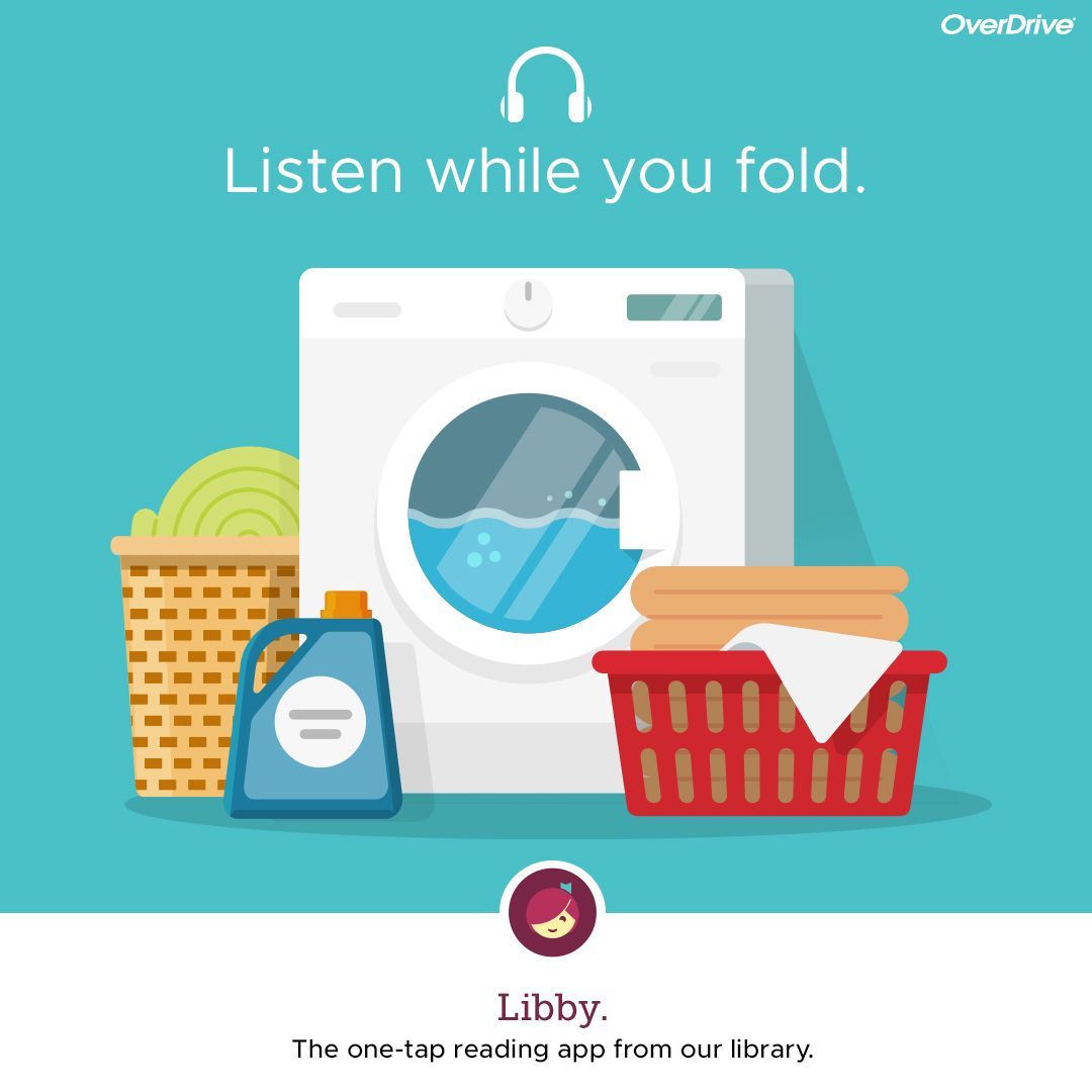 Listening to an audiobook has the potential to make any chore feel like a breeze. Try it today- listen for free on Libby with your library card.

buff.ly/2FezpuE