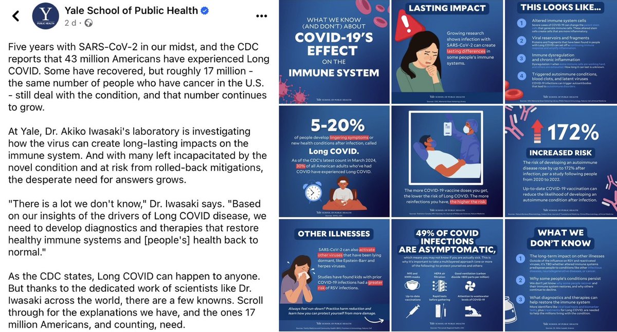 This fantastic series of graphics have come from a Facebook post by Yale School of Public Health at the link below: facebook.com/10006428075591…