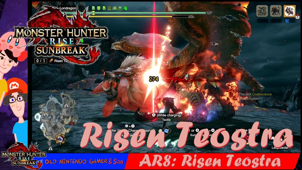 [Together] MHR Sunbreak - AR8: Risen Teostra

Old Nintendo Gamer & Son head to the Lava Caverns for an Anomaly Research Quest against Risen Teostra.
#NintendoSwitch #MonsterHunterRise #Sunbreak #MonsterHunterRiseSunbreak

Full Version Here; youtu.be/WkJn8YcHn-w