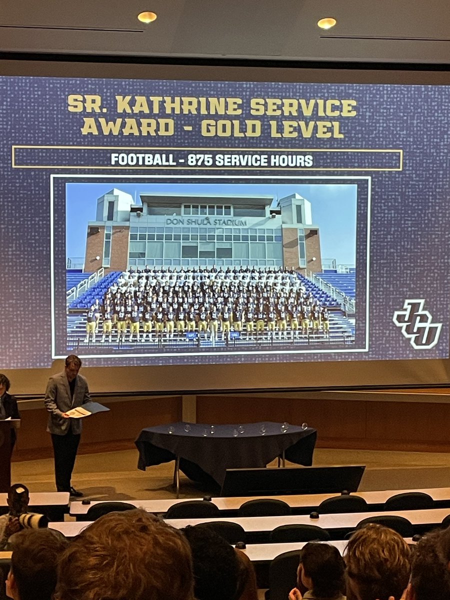 JCUFootball's tweet photo. What a weekend for Blue Streak Football

⚡️ $94k raised during the Day of Giving

⚡️ Successful launch of the Gridiron Club

⚡️ Recognized for 875 hrs of service

⚡️ Concluded Spring Ball with 30 commits and their families on campus! 

It truly is a great day to be a Blue Streak! https://t.co/Iy5ZwUOgGu