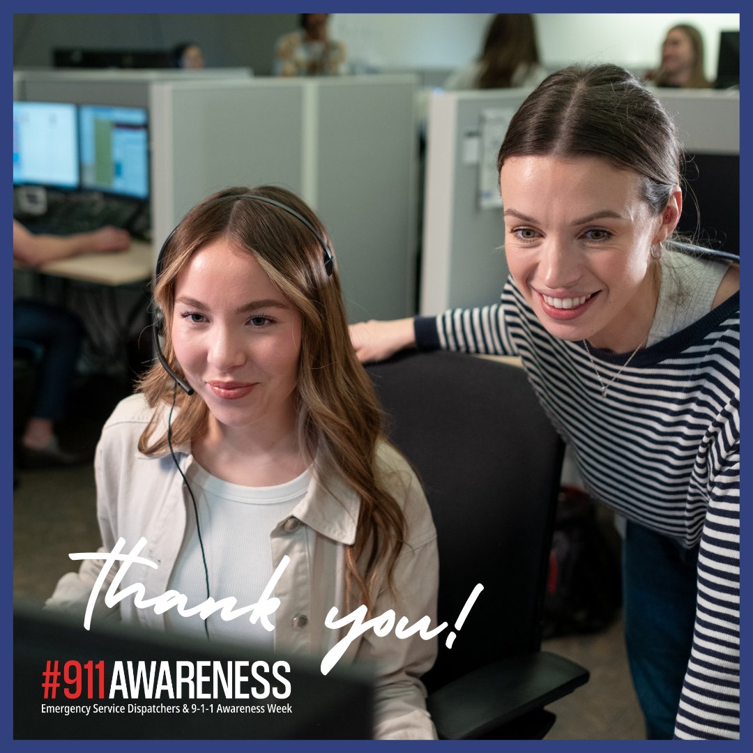 This year's #911AwarenessWeek has come to a close! We are so thankful for the many notes of appreciation, visits to our offices & other gestures of support from our partners and community. Above all, thank you to our dedicated staff for their commitment to public safety. #911BC