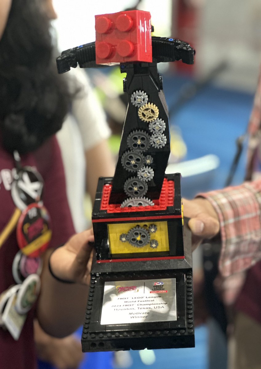 DarthRappers's tweet image. Motivate Award celebrates a team that embraces the culture of @firstlegoleague  through team building, team spirit, and displayed enthusiasm. 
We are delighted to receive recognition for who we are and what we do! 
@FIRSTweets #FIRSTChamp