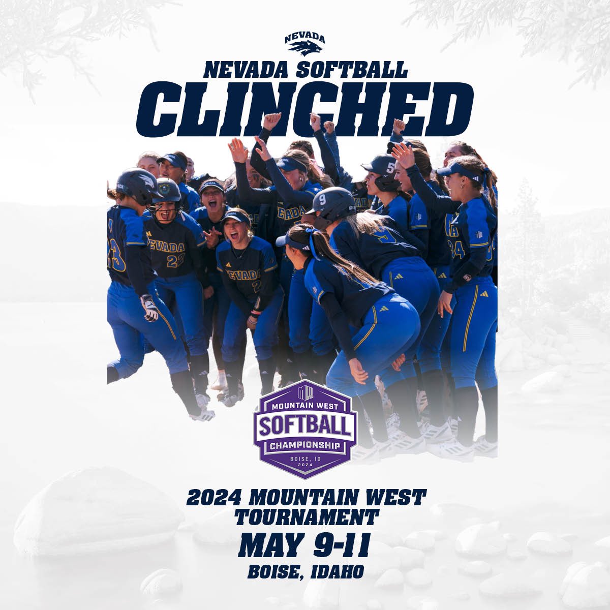 See you all in Boise🫡 The Pack has clinched a spot in the 2024 @MountainWest Tournament. #BattleBorn
