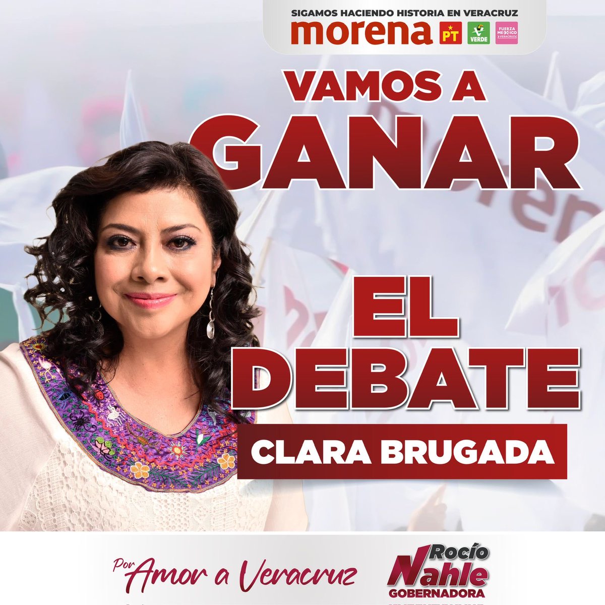 Sin duda, la compañera ⁦@ClaraBrugadaM⁩ con toda su capacidad y congruencia ganará el segundo debate que la llevará a ser la jefa de gobierno de la #CDMX. Un abrazo desde #Veracruz