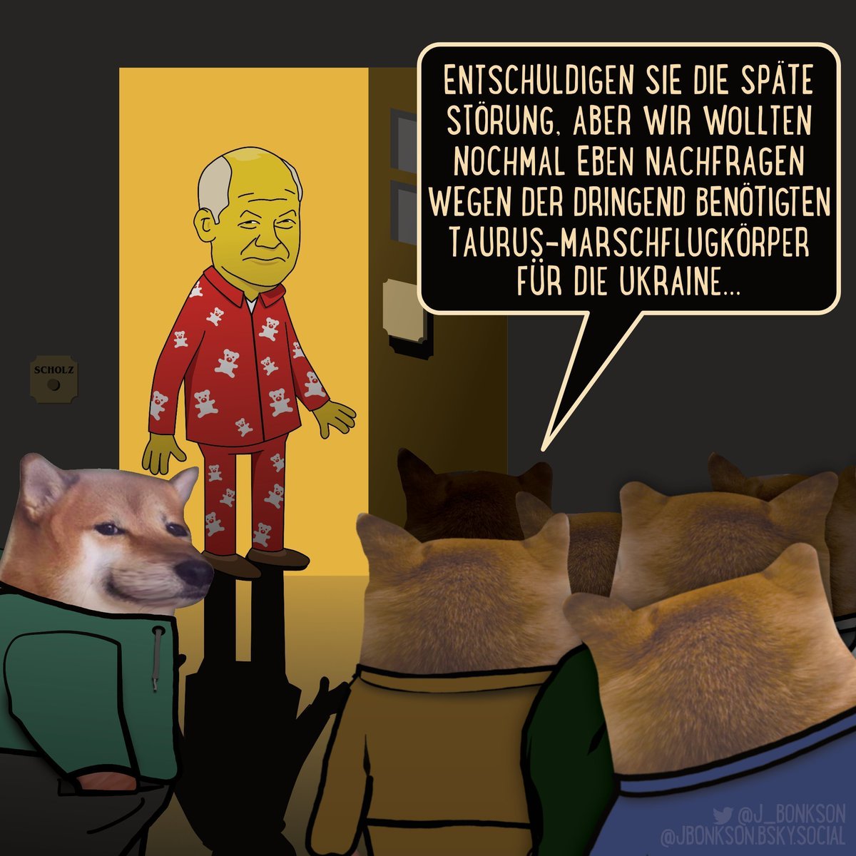 Aus Gründen möchte ich vom @Bundeskanzler jetzt die Lieferung von #TaurusForUkraine erzwingen. Lasst uns helfen diesem russischen Spuk endlich ein Ende zu bereiten.