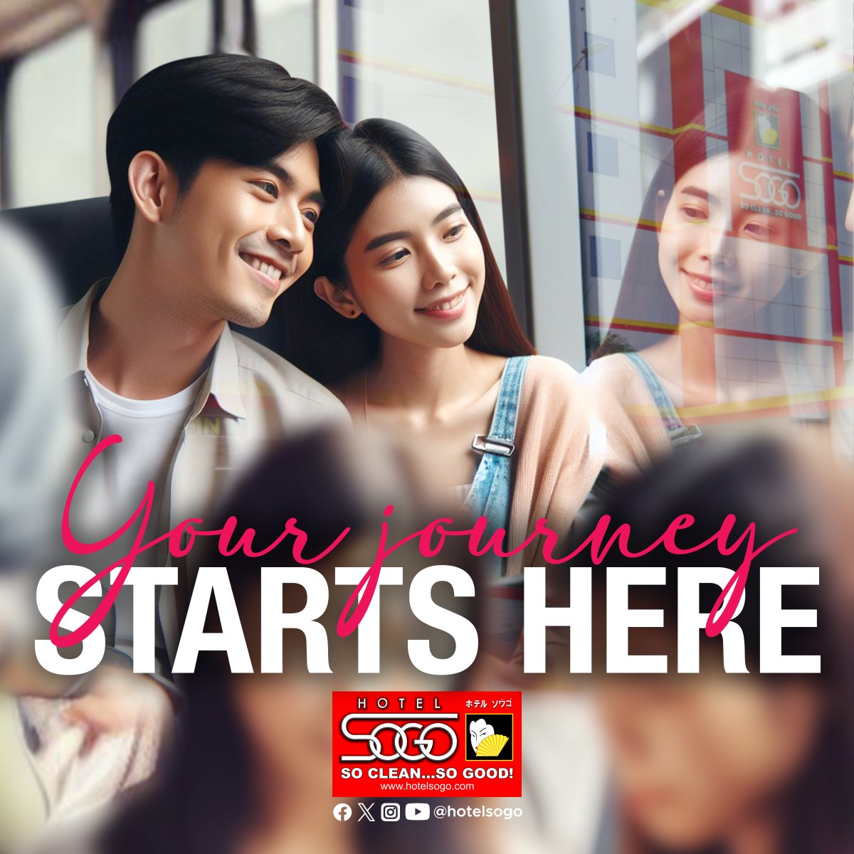 Embark on unforgettable adventures with Hotel Sogo as your starting point! Our nationwide branches and strategic locations ensures accessibility to diverse destinations. 

#HotelSogo 
#HereAtHotelSogo 
#SoCleanSoGood 
#DahilMahalKitaGustoKoSaSogoKa 
#startingpoint