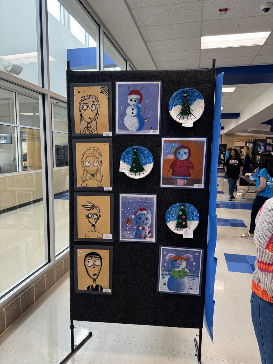 lorimshaw's tweet image. Our very own, Abigail Aguilar, created a wonderful art display for ArtFest this weekend.  She’s so talented and our students adore her.  Way to Go, Ms. A.  @NISDWernli @mrsfeldt5