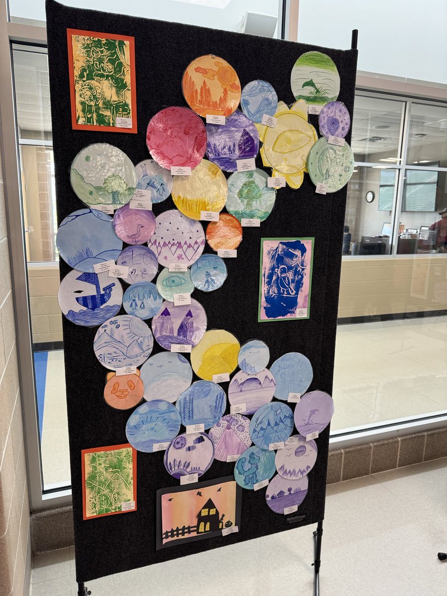 lorimshaw's tweet image. Our very own, Abigail Aguilar, created a wonderful art display for ArtFest this weekend.  She’s so talented and our students adore her.  Way to Go, Ms. A.  @NISDWernli @mrsfeldt5