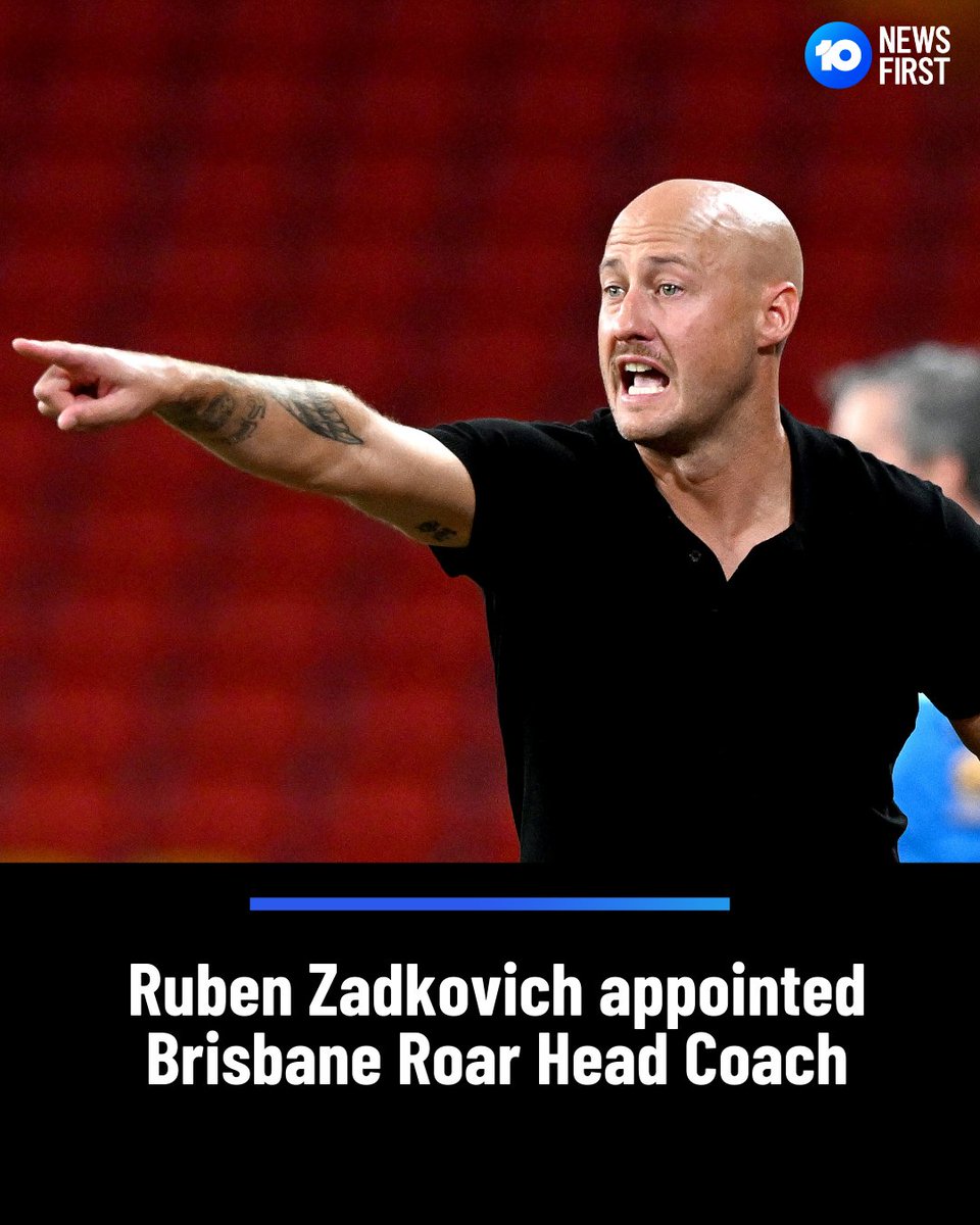 As revealed by 10 News First, Ruben Zadkovich has been appointed as the Brisbane Roar's head coach, signing a two-year contract. Zadkovich has worked as interim head coach at the Roar since Ben Cahn's departure in January. The former Socceroo has been tasked with taking charge…