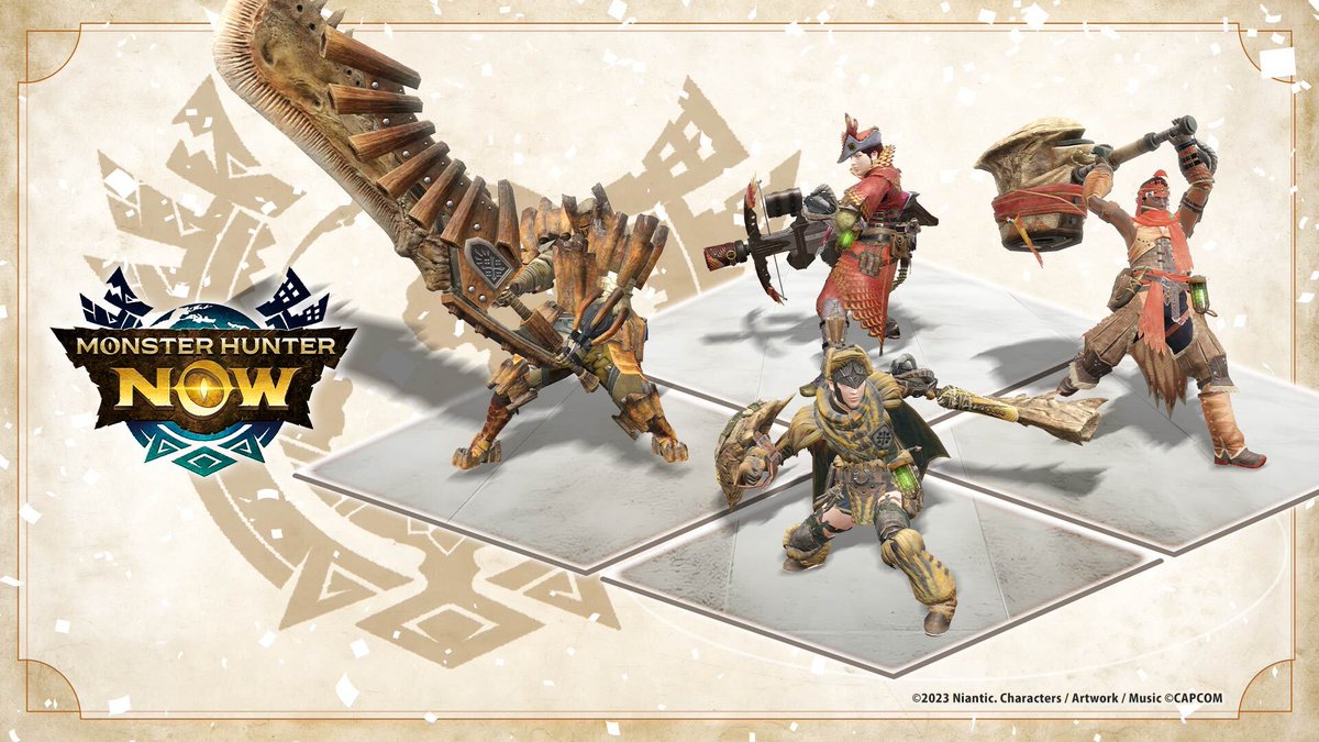 📢 New feature updates coming soon! This Tuesday, April 23rd, we're releasing the Monster Tracker, additional group hunt rewards, and more! Get ready for even more epic hunts in Monster Hunter Now ✨ #MHNow monsterhunternow.com/news/multiupda…