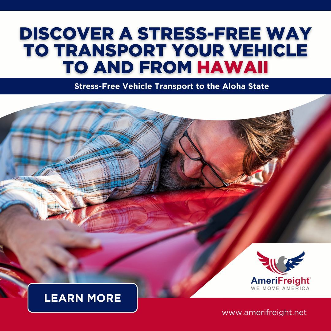 Our stress-free transport solutions ensure your vehicle arrives safely and on time, letting you relax and enjoy Hawaii worry-free. 

🔗 For more information on shipping your vehicle to or from Hawaii, click here. buff.ly/3U2fa8X

#HawaiiLife #CarShipping #AlohaState