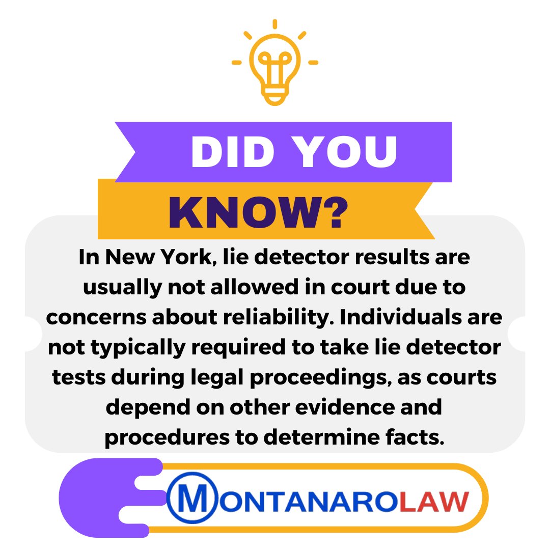 Trust MontanaroLaw for reliable legal representation in New York. Schedule a consultation for your case today! #NYLegalRepresentation #MontanaroLaw #ReliableEvidence #NoLieDetectors #CourtFacts #LegalProceedings

(516)809-7735
montanarolaw.com
info@montanarolaw.com