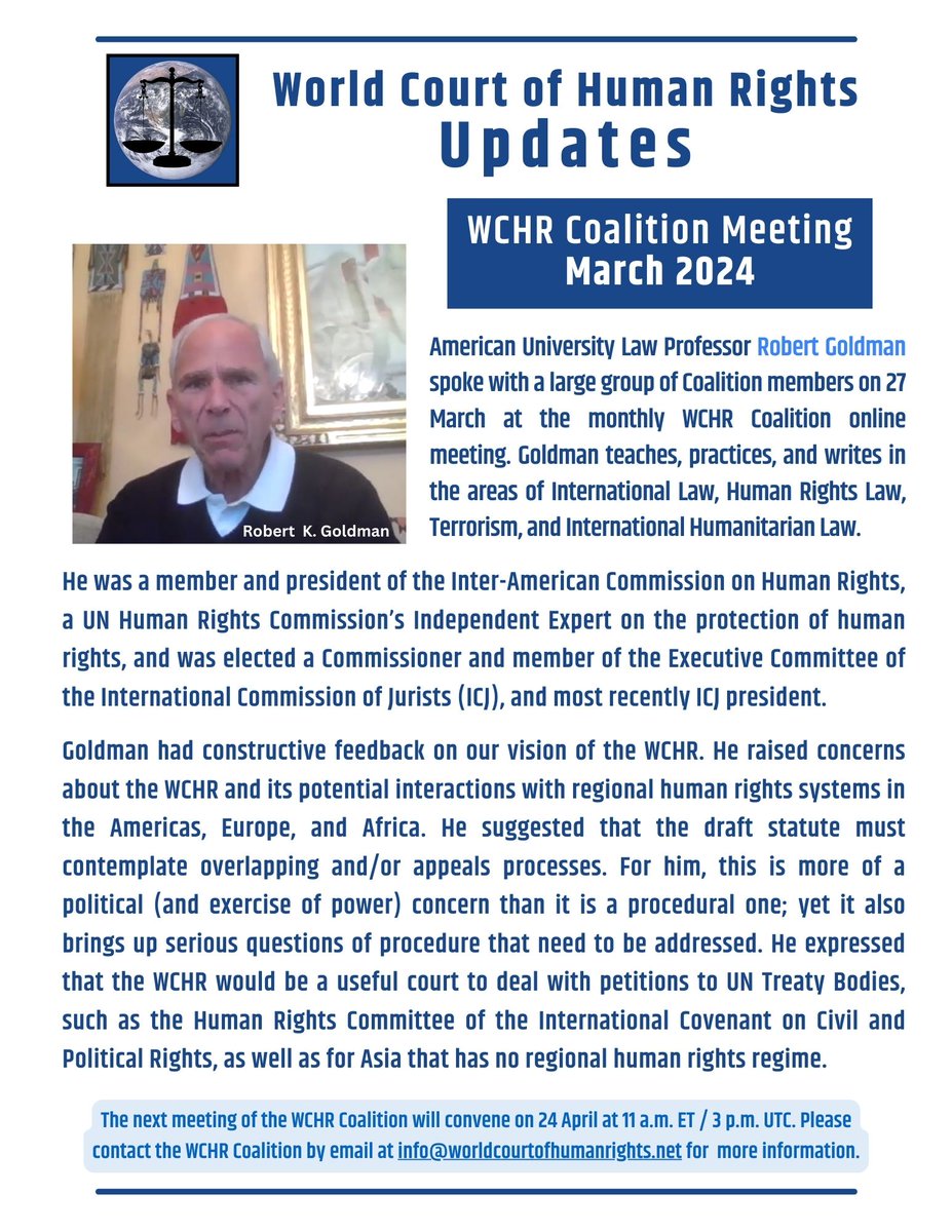 World Court of Human Rights Coalition tweet media