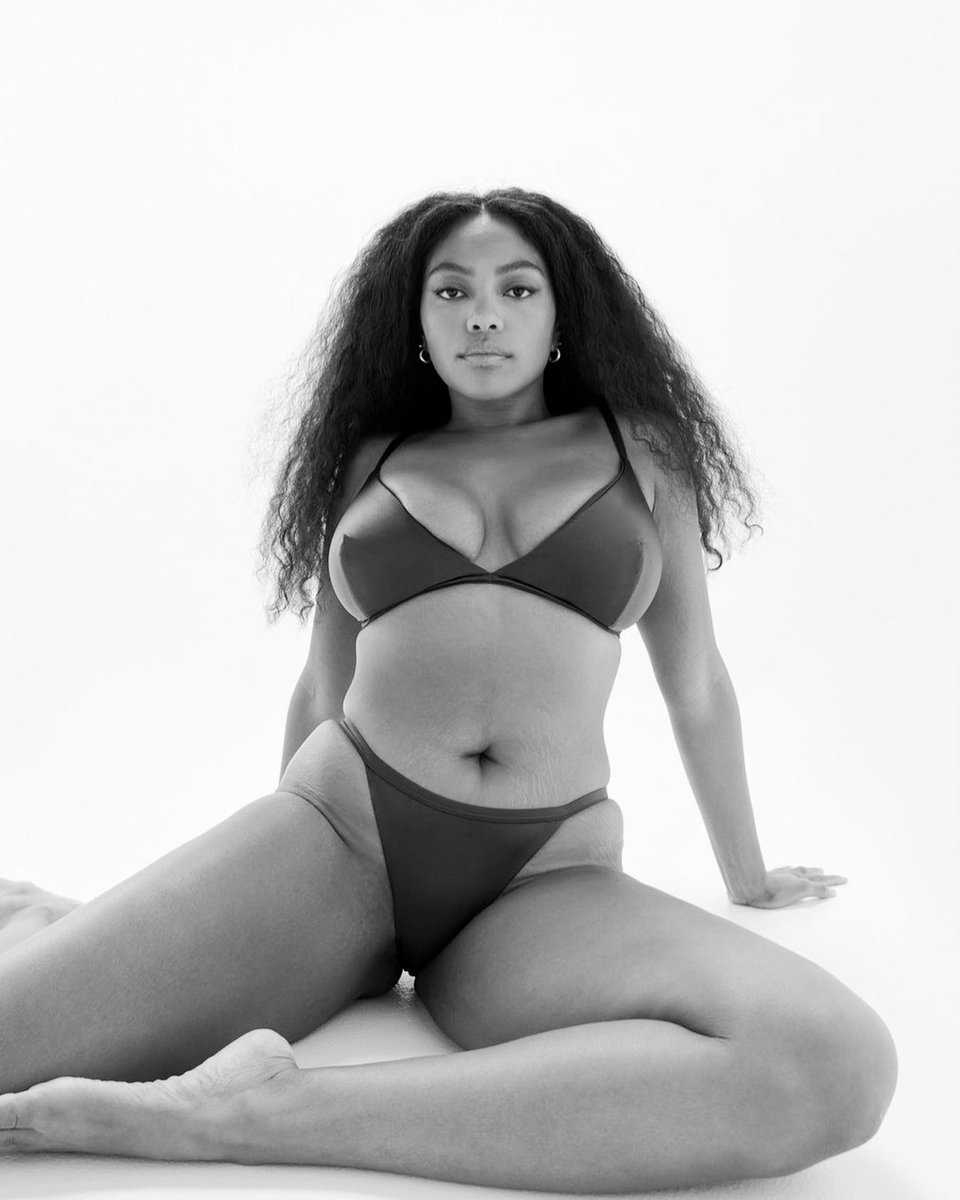Cass wears triangle bikini by Form and Fold 🤍 Engineered for D+ women, available in D-G cups. Shop Catriona.com