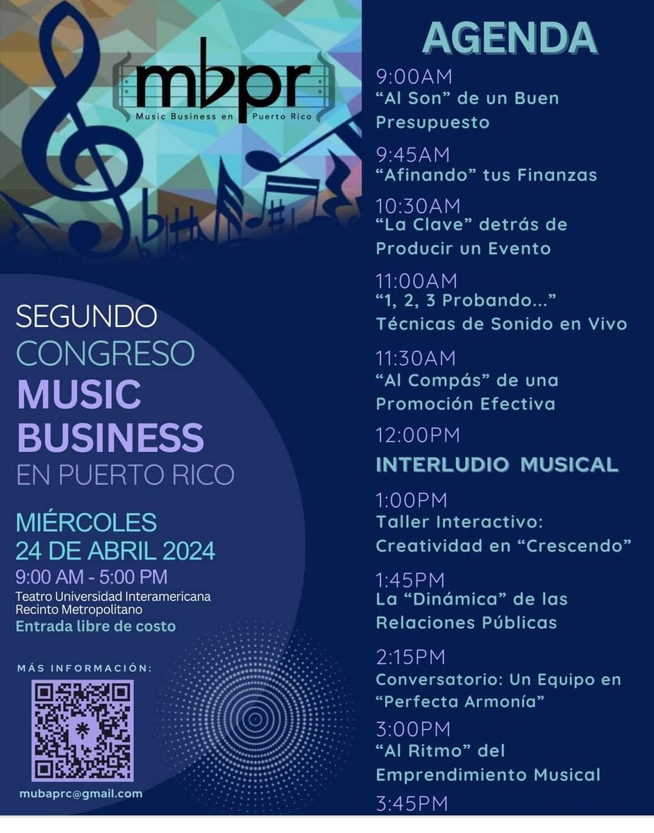 Estaré dando una charla en la Inter Metro este miércoles 24 de abril de 2024. Entrada GRATIS.  Más información:  linktr.ee/mubaprc?utm_so…