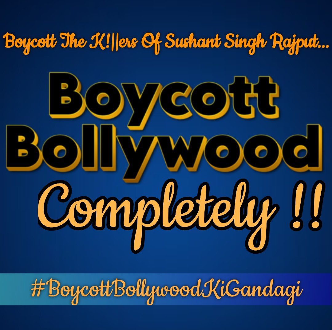 We All Have A Special Bond With Sushant Singh Rajput n Disha Salian. 

They Opened Our Eyes Towards Many Things…

But I’m Personally Very Grateful To Both For Exposing #BollywoodKiGandagi 

Let Bollywood Rot In Hełł

#BoycottBollywood 

Raabta With Sushant & Disha 🤍