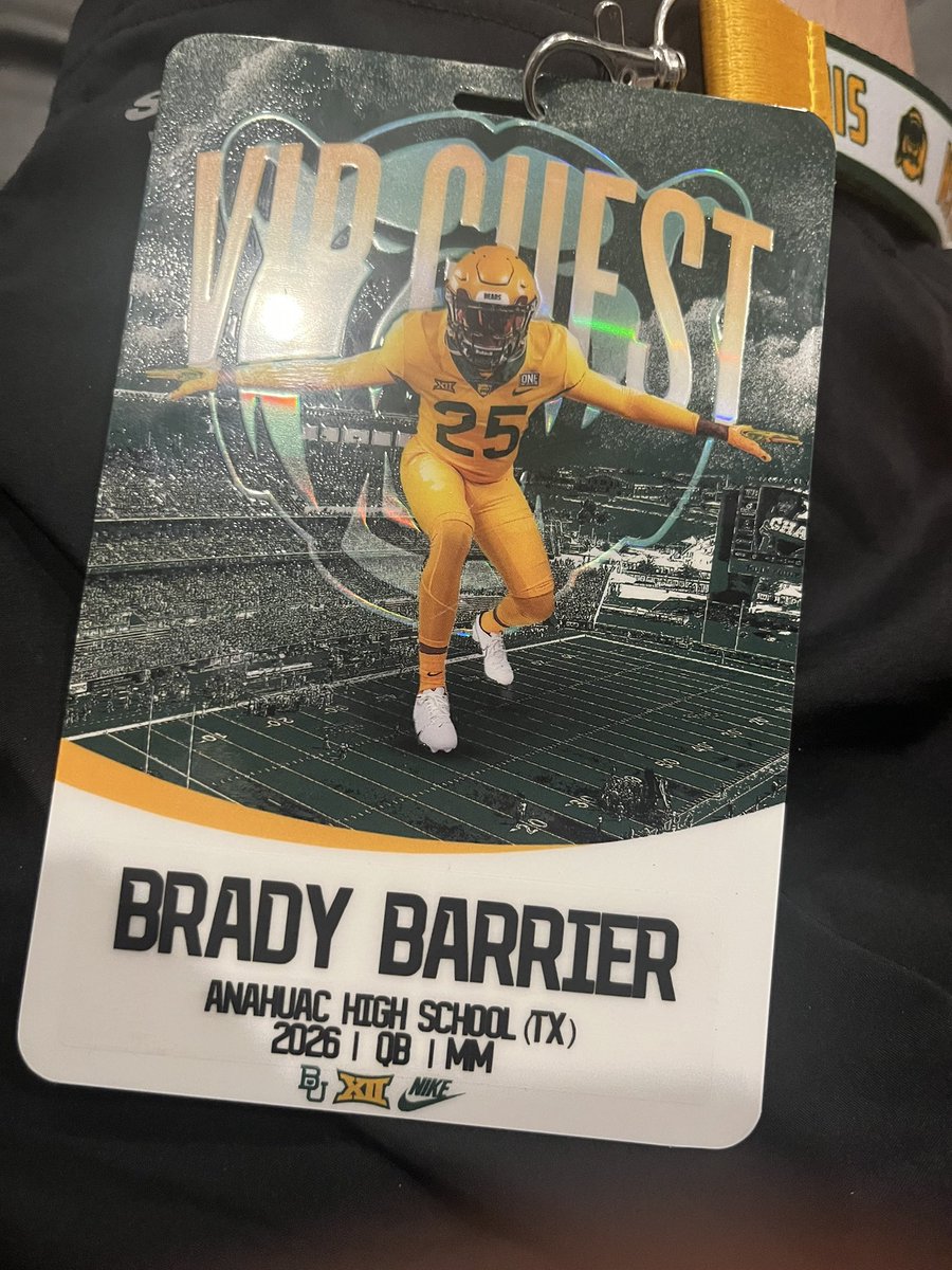 Great to be back in Waco. Thanks for having me @CoachRHolcomb and @JakeSpavital I love the new offense!!