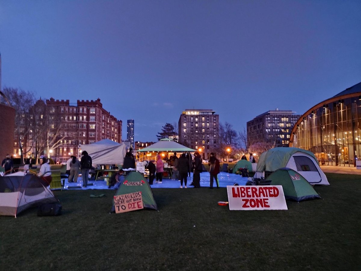 still_francesca's tweet image. Breaking: The students and workers of #MIT establish the Scientists Against Genocide Encampment on MIT’s Kresge Lawn

“MIT has received OVER $11 MILLION in research funding from the Ministry of Defense of Israel since 2015…. We will NOT REST until MIT cuts research ties with the…