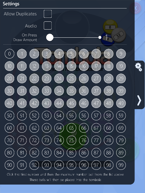 Khafra9999's tweet photo. Tombola, If you need a Random Number Generator for Bingo, Keno, Tombola, Lotto or Lottery or anytime you need random numbers, with Speech.  Give Tombola a try! @PromoGameRT
@PromoYourApp #bingo #lotto #lottery #powerball #ozlotto #appstore #indiedev #keno https://t.co/RxdolqwDZj https://t.co/37F3Gsx151