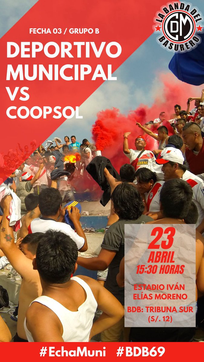 DelBasurero's tweet image. En las malas nos sacamos la mierda y en las peores te sacamos del infierno...
Las buenas ya pronto vendrán...
El martes nos vemos en el Tacho familia edil. 
Acompaña y alienta al equipo con la Banda del Basurero: Aliento, fiesta y mucho descontrol!
Echa Muni!
#EchaMuni #BDB69