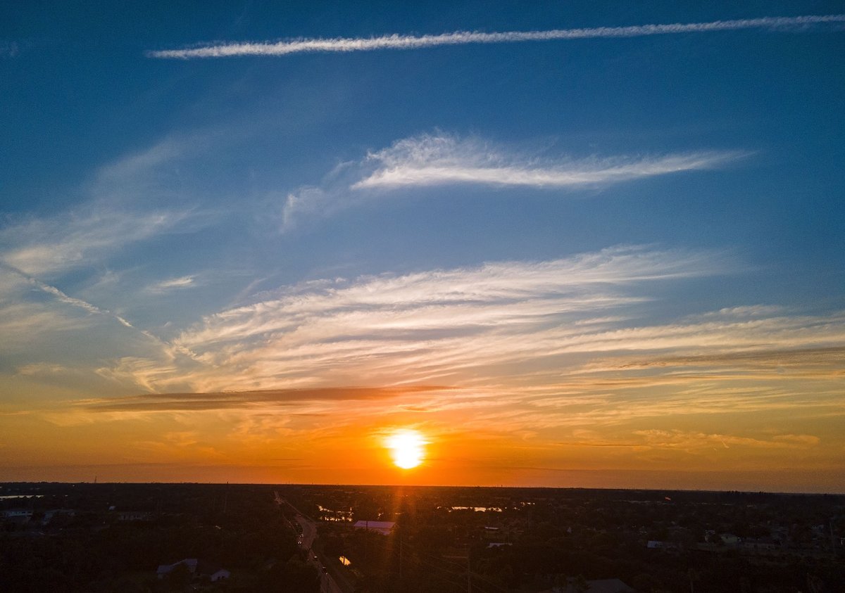 Beautiful end of the day in South Florida @spann