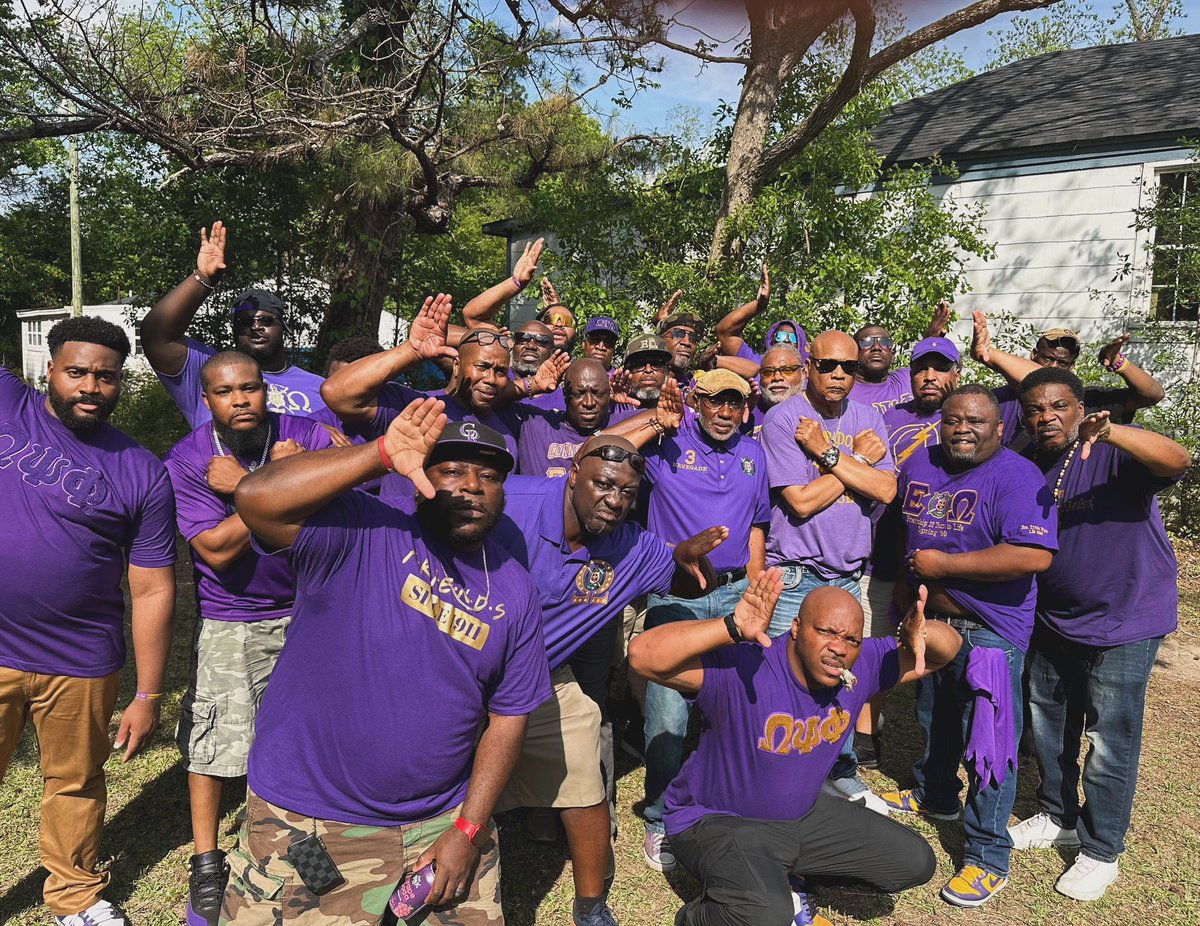 terrance_tuck's tweet photo. Happy Charter Day to the historic Cornerstone chapter of Epsilon Omega! 101 years of service. #Mighty6D #Bruhz #ΩΨΦ I’m blessed to call these brothers my friends! #Fraternity #FIETTS https://t.co/s43bcQZ9PG