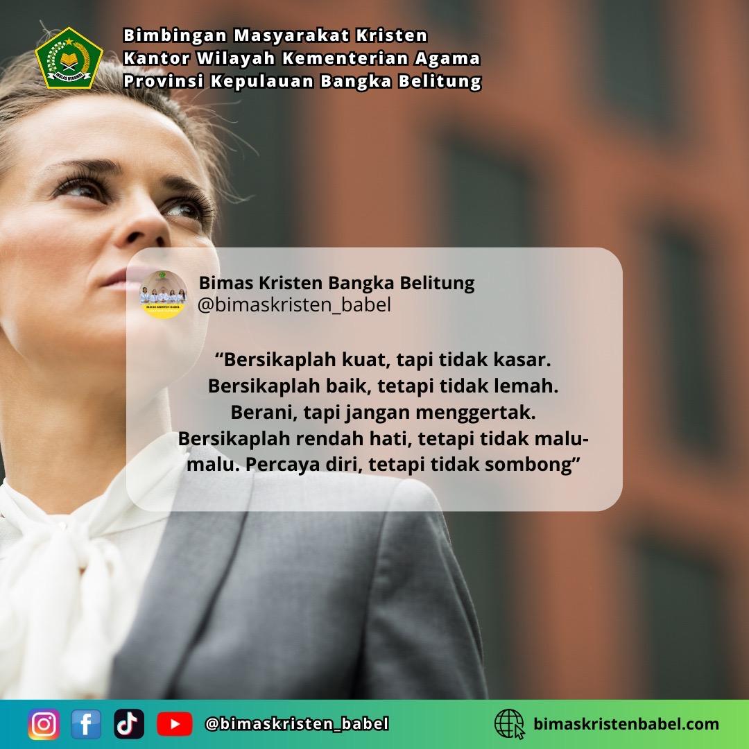 Senin, 22 April 2024 #quoteoftheday #Bimkrisbabelmelayaniumatjadiberkat #Bimkrisbabel #Layaniumatjadiberkat #Bimaskristenbabeltransformasidigital #Bimaskristenbangkabelitung #transformasilayanankemenag #menujuindonesiaemas2045 #sahabatreligi