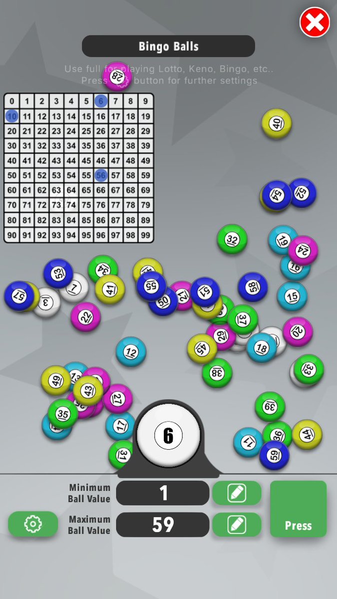 Khafra9999's tweet photo. Do you need a Simple Random Number Generator, we have lots to pick from, from values to dice and cards, why not check them out. Some have speech, multiple languages. https://t.co/xrHePHQtf0 
@PromoGameRT @PromoYourApp #bingo #lotto #lottery #powerball #ozlotto #appstore #indiedev https://t.co/qMPXFsY1vA
