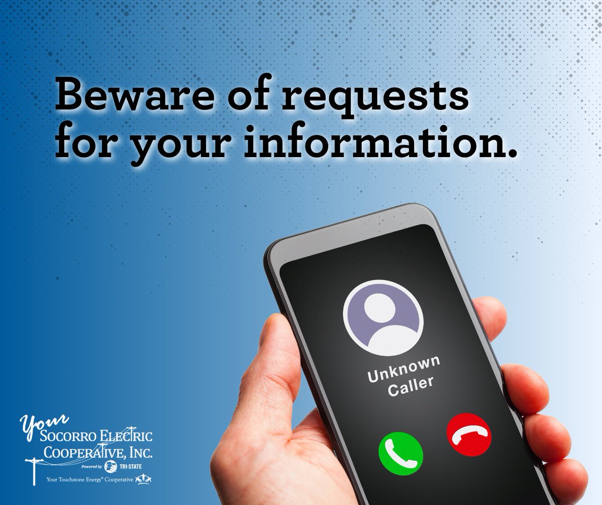 We will never call or email to ask for personal or financial information. #knowthesigns #stopscammers
