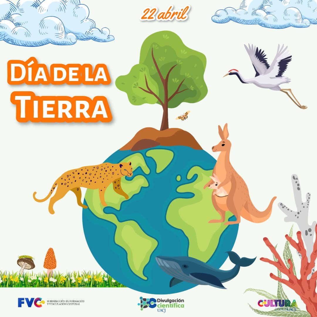 CIENCIAUACJ's tweet photo. 🌍 ¡Hoy es el Día de la Tierra! 🌿 El 22 de abril de 1970, el senador y activista ambiental estadounidense Gaylord Nelson, instauró este día para crear una conciencia común a los problemas de contaminación y la degradación ambiental. #dcuacj #DíaDeLaTierra https://t.co/lip44cQItq