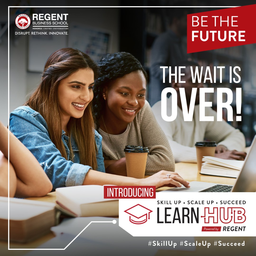 🚀 The wait is over! Regent Business School launches LearnHUB! Just R250 unlocks a course. Choose from 30+ short courses, micro-skilling & SMME courses. 

#SkillUp, #ScaleUp, #Succeed with us. Start now ➡️ regent.shor.tn/learnhub