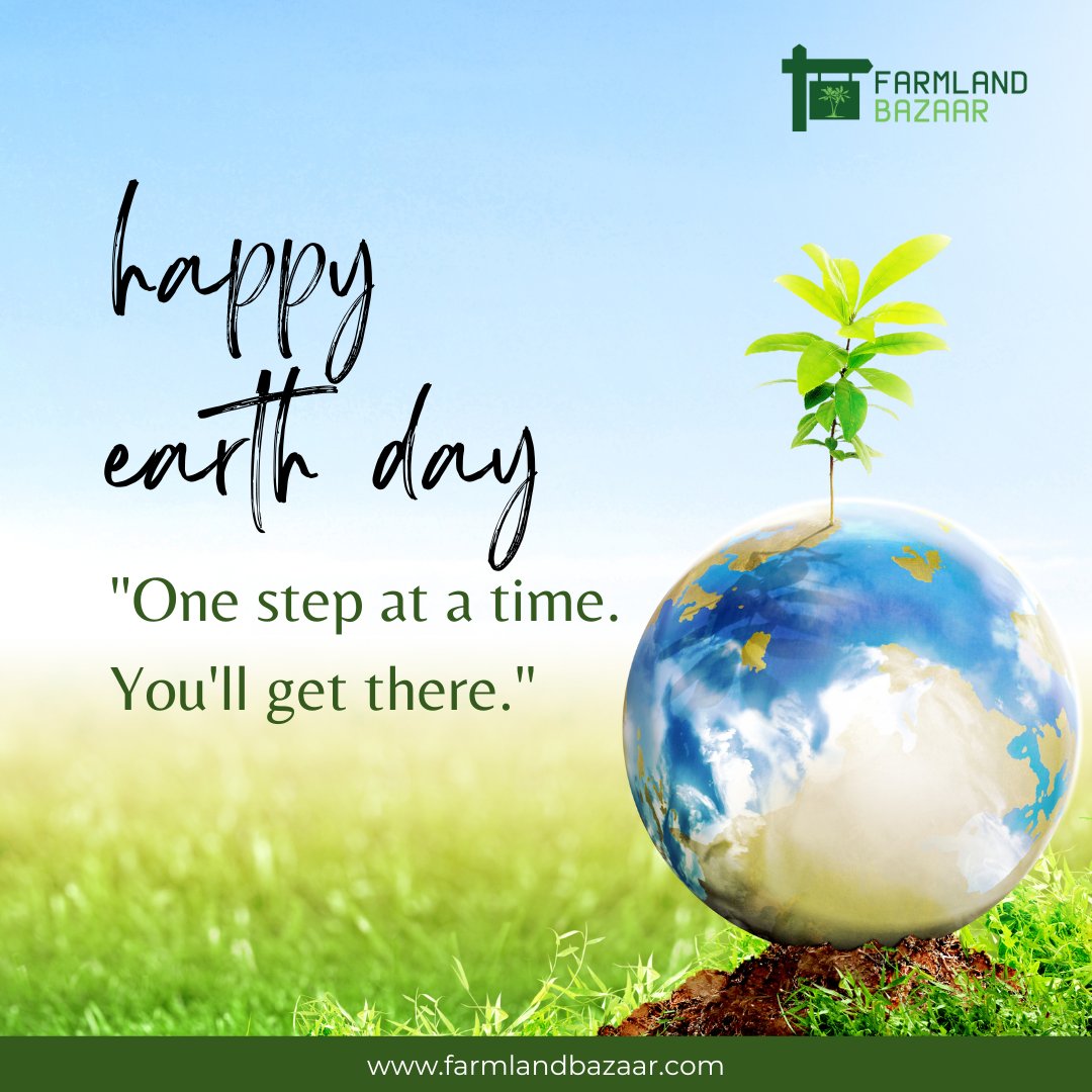 'The Earth is what we all have in common. Let's work together to protect it. Happy Earth Day!' 🌎💚

#FLB #FarmlandBazaar #EarthDay #ProtectOurHome #SustainableLiving #HarmonyWithNature #SaveTheEarth #GreenLiving