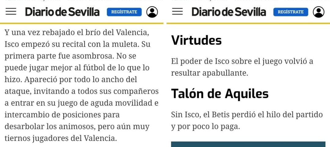 Es la semana del #GranDerbi y muchos pierden la cabeza😉 Aquí está la prensa - con razón - afirmando que #Isco es un genio, el mejor jugador español, y luego especulan que el #RealBetis depende demasiado de... este genio. ¡Vaya lógica! 🤣