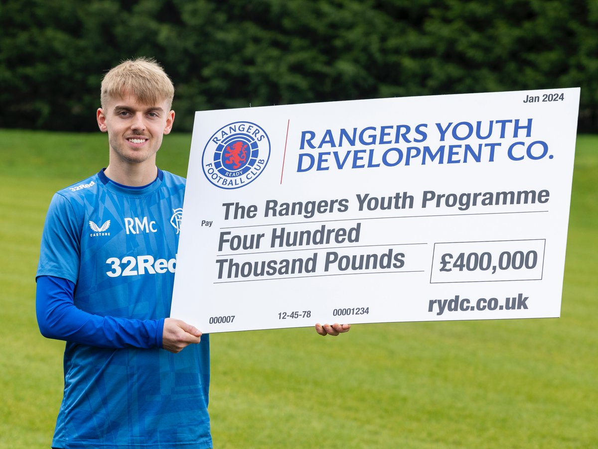 We donated another £400,000 to @RFC_Youth in January and that's more than £11 million @rfc_rydc has provided since 2002🙌 Profit from our products helps develop players like Ross McCausland and we want to provide much more🔴⚪️🔵 rydc.co.uk/?p=36565