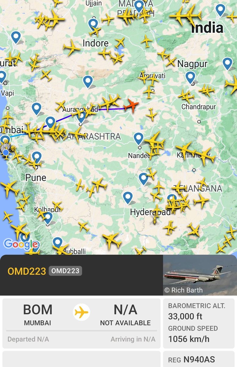 VSam82's tweet photo. Are you flying her over the Pacific @Nomadic_OMD #omd223 @flightradar24 @Vinamralongani #ByeBye747 https://t.co/QVCF9cDUcM