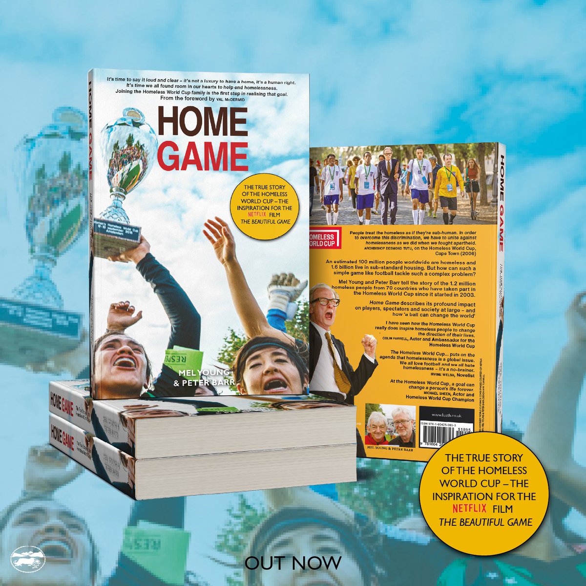 You've seen The Beautiful Game on Netflix, inspired by the Homeless World Cup. Now read the true story of the Homeless World Cup and hear from players and their stories from the past 20-years in the book Home Game. You can order a copy here: ow.ly/2RyN50RkPU7