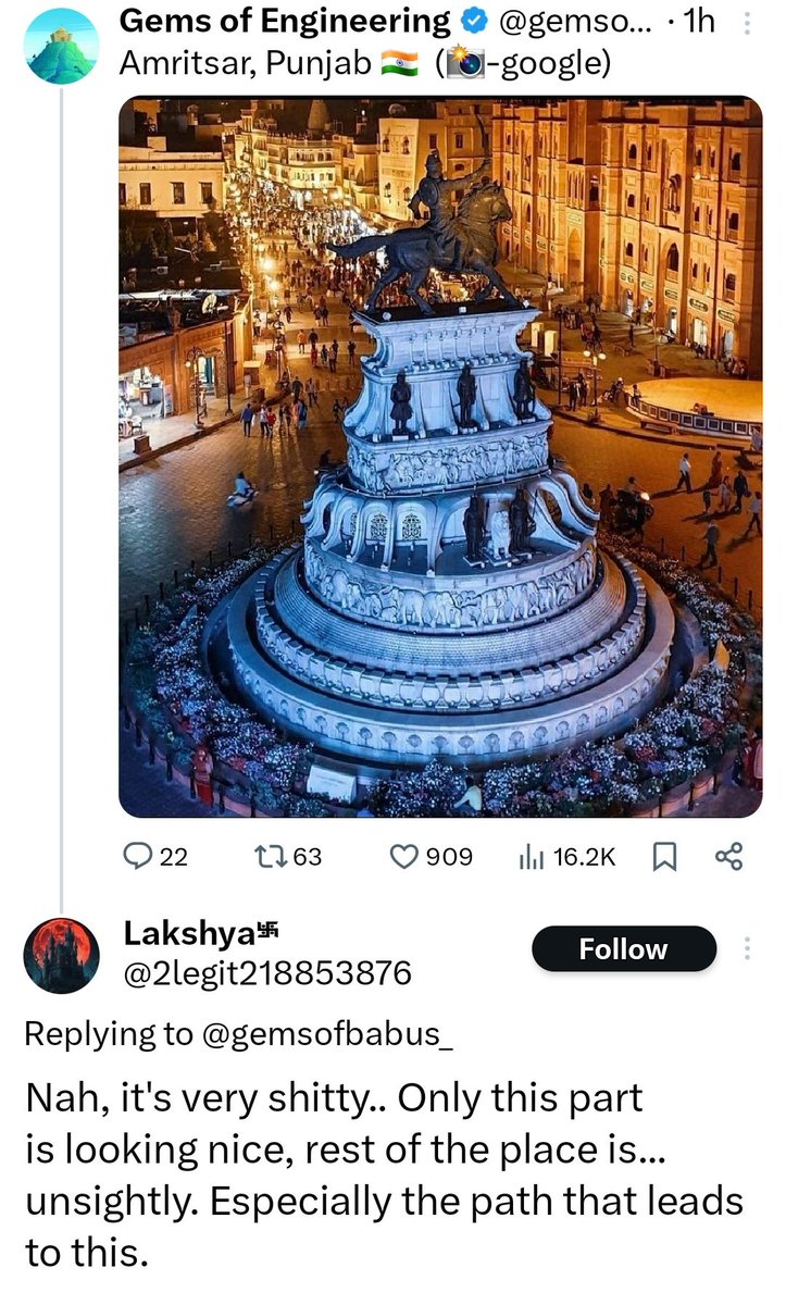 Just Because The Tweet Shows Sri Amritsar Sahib And Panjab In Good Light , Cow Beltiyaas Are Pi$$Ed Off And Doing What They Are Best In. Vomiting Hatred And Insulting Holy City, Their Audacity Of Lying And Spreading Hatred Leaves their Supreme Leader Behind. India Is Doomed.