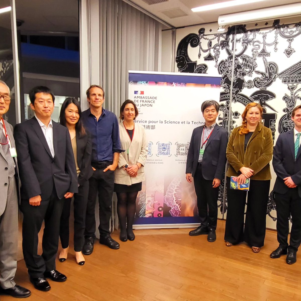 Doumeizel's tweet photo. 1st week for our @Safe_Seaweed official visit in Japan with many
 TVs and Newspapers interviews about our "Western #SeaweedRevolution". Conference organized by French Embassy &amp; meetings with gvt, univ, brands &amp; NGO's. And an AMAZING wakame harvesting experience in Japan sea ! https://t.co/CZBbf1ivhr