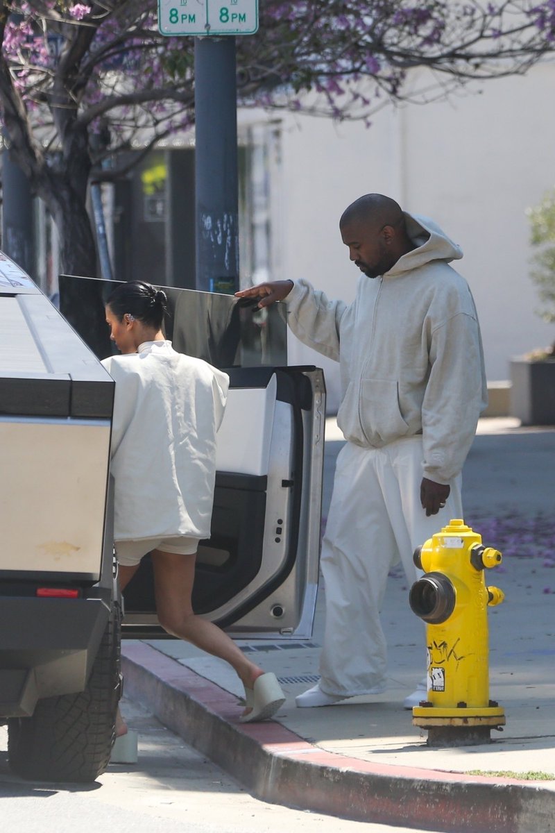 Ye and Bianca in LA