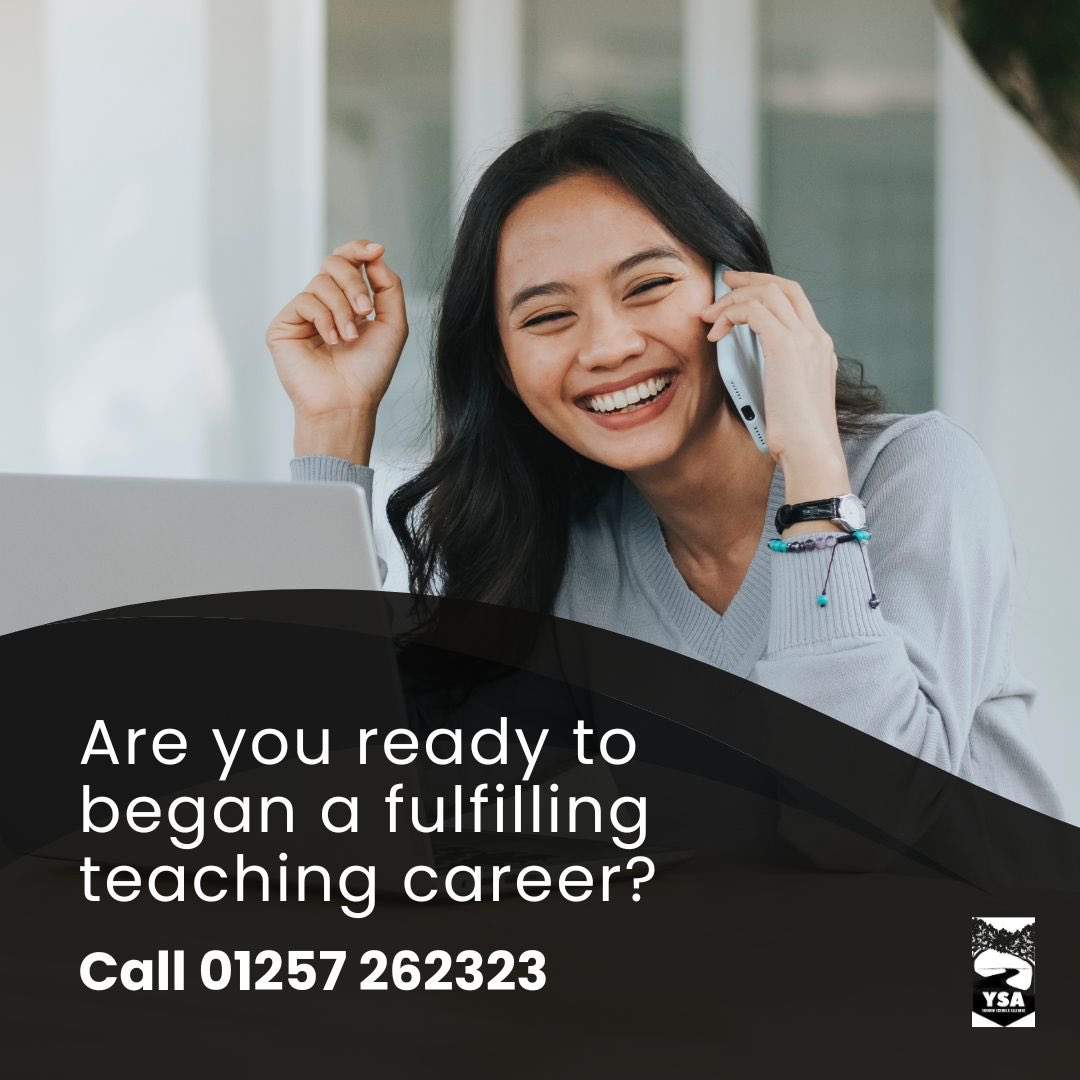 If you are exploring a career in teaching or know someone who is, give our team a call and we can answer any questions you may have. 

#YSA #Teachertraining #Careerchange #wanttoteach #getintoteaching