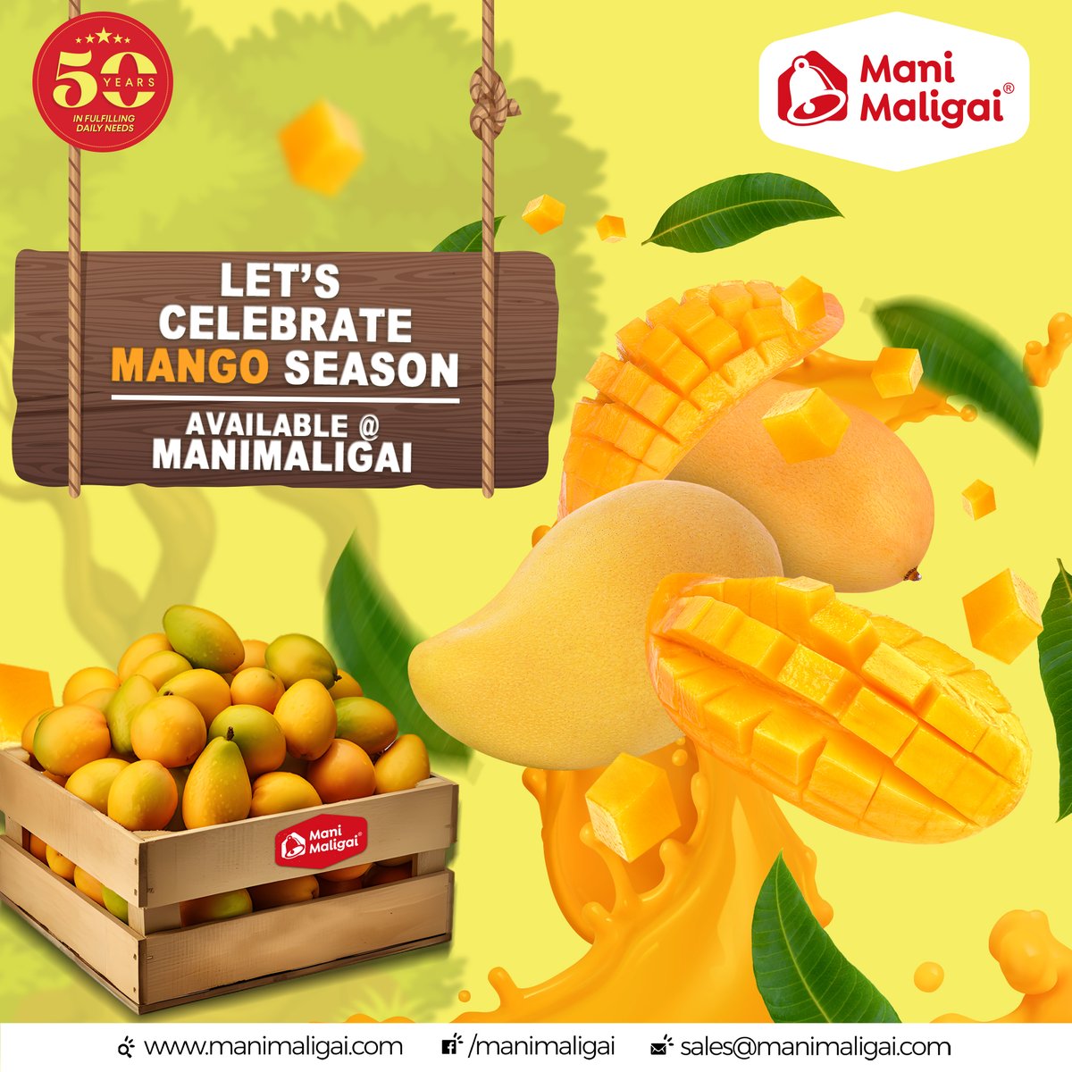 🌞Mango season's here at Mani Maligai Supermarket! 🥭 From sweet Alphonso to tangy Banganapalle, we've got your summer cravings covered. 🌴 📞99924 99924 linkto.contact/MM-WA manimaligai.com #Manimaligai #Pollachi #Groceryshop #Supermarket #MangoSeason #MangoMadness