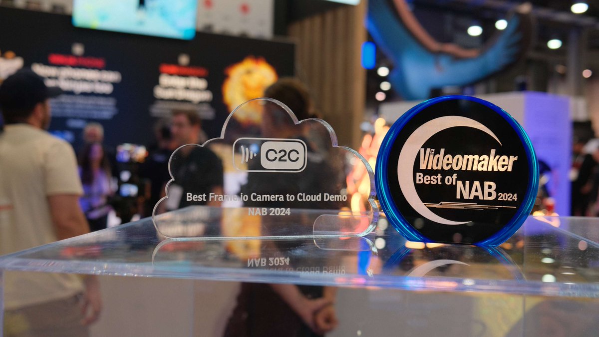 We're very proud to announce that Atomos won two awards at NAB 2024!

One was the Best Frame.io Camera To Cloud Demo award from @Adobe, Ninja Phone also won the Best Smartphone Accessory Award from @Videomaker.

#Atomos #NABShow #NABShow2024