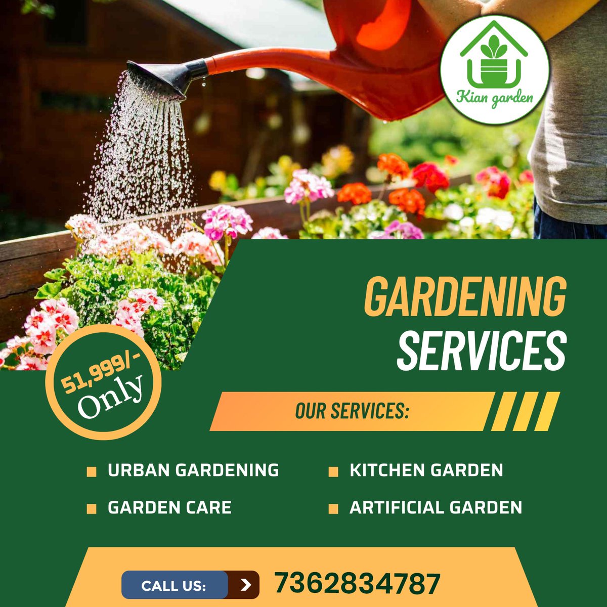 🌱 𝐖𝐞𝐥𝐜𝐨𝐦𝐞 𝐭𝐨 𝐊𝐢𝐚𝐧 𝐆𝐚𝐫𝐝𝐞𝐧! 🌿
Our passion for gardening and landscaping is reflected in the meticulous care and creativity we bring to every project. 

#gardendecor #gardeningtipsforbeginners #gardendesignideas #gardeninglove #gardenarea #balconygarden