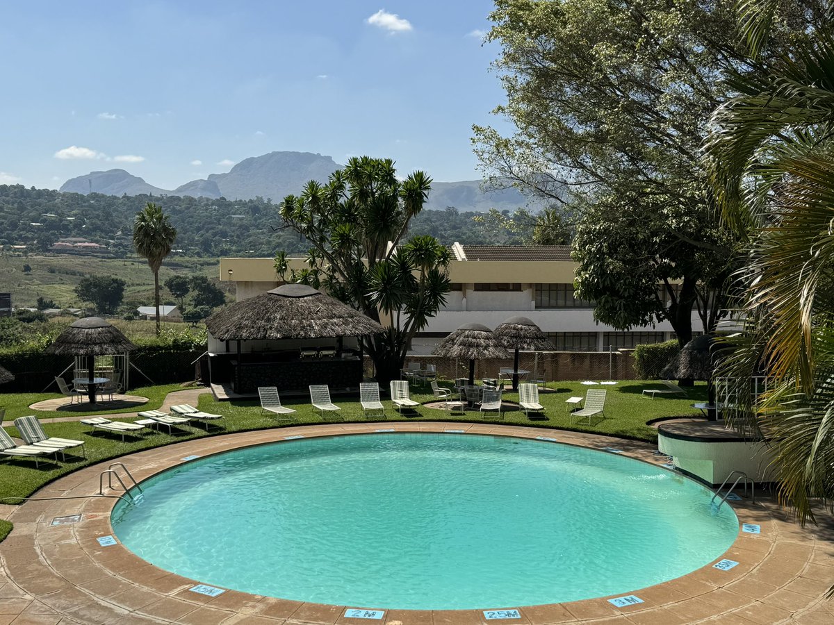 petra_shepherd's tweet photo. Day one in @TourismMalawi for #MITE2024 &amp; pretty happy with my swimming pools @amaryllismw + @sunbirdtourism Sunbird Mount Soche #Balantyre as are the elephants with theirs #ThawaleLodge #MajeteWildlifeReserve @trippyreporter @travelmattersuk #maketravelmatter @TravWriters #bgtw https://t.co/4M2JIBdITK