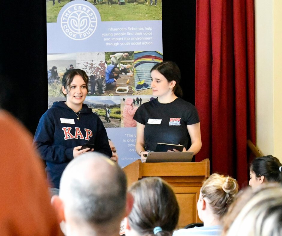 Celebrating #EarthDay with an image of @KidsAgainstPlastic founders, Amy & Ella Meek, inspirational speakers at our recent @BlueInfluencers conference. 
 
A superb example of #youthsocialaction,  helping young people learn about plastic pollution..