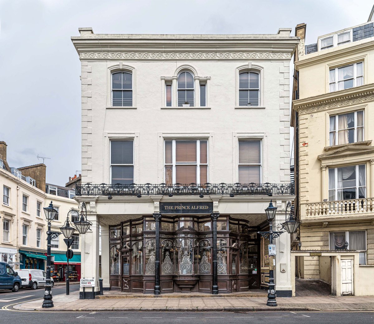 The Prince Alfred in Maida Vale, London, dates from the height of the pub boom in the 1890s. It contains lavish fittings and exceptionally well-preserved bar compartments, giving a clear sense of the way pubs would have looked and functioned.