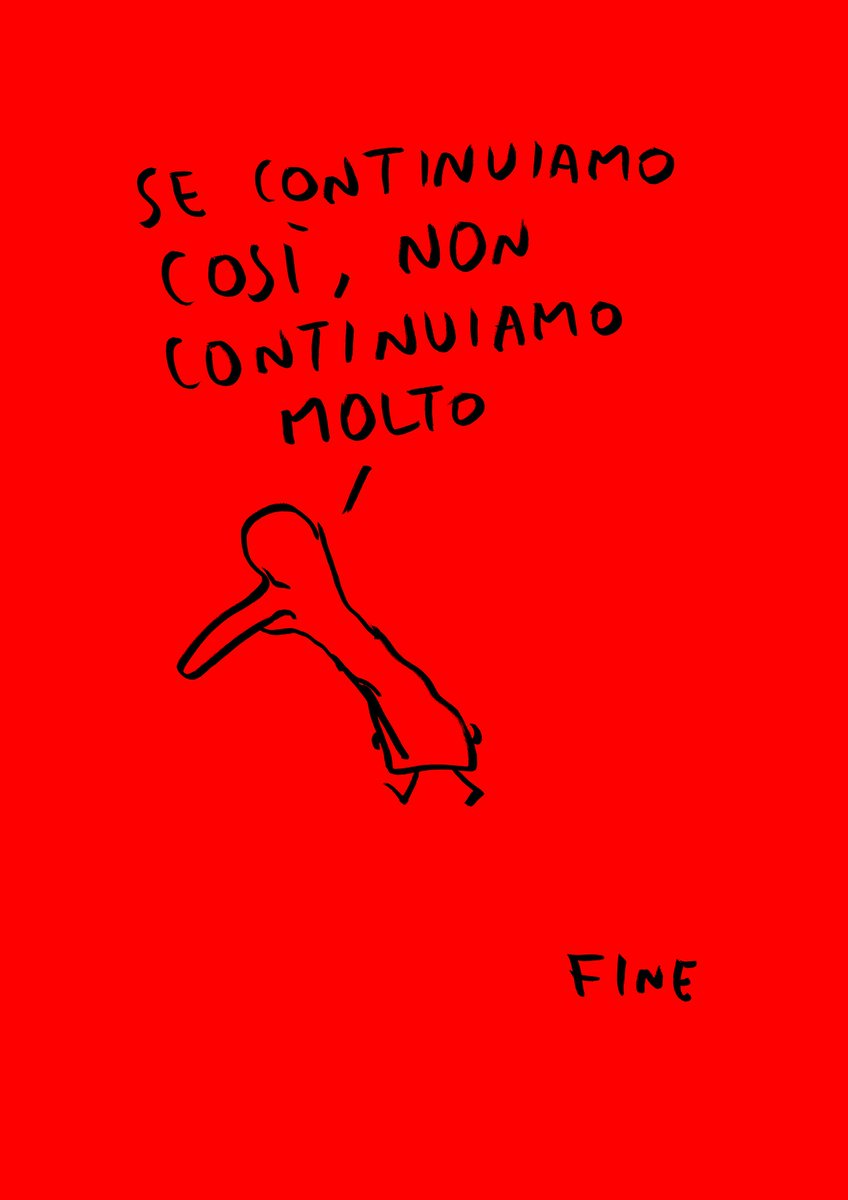 GliScarabocchi's tweet photo. Se continuiamo 

Tutte le settimane, su @oggisettimanale, trovate @GliScarabocchidi, la striscia che ragiona al posto vostro. Ogni giovedì, sulla rivista, uno Scarabocchio inedito. Questo è lo Scarabocchio di questa settimana. https://t.co/srQ2JpOZo5