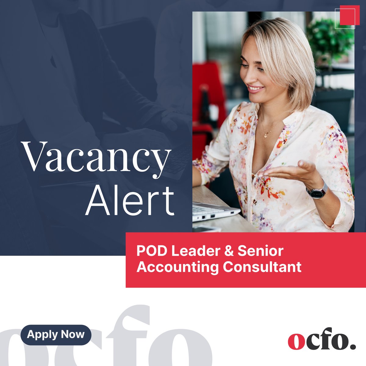 POD Leader & Snr Accounting Consultant

Responsibilities include processing  financial transactions, client engagement, compiling financial statements & management.
Read more: bit.ly/3T5fHrq
Apply:  bit.ly/43TgpdC

#ocfo #cloudaccounting #wearehiring #consulting