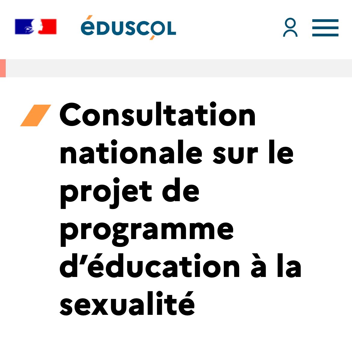 📢🚨 CONSULTATION « Projet de Programme d’éducation à la sexualité » Du 15/04/2024 au 6/05/2024. ‼️Donnez votre avis. La consultation est également proposée aux familles des élèves et à quiconque souhaite donner son avis sur le projet de programme. L’adresse de contact mise à…