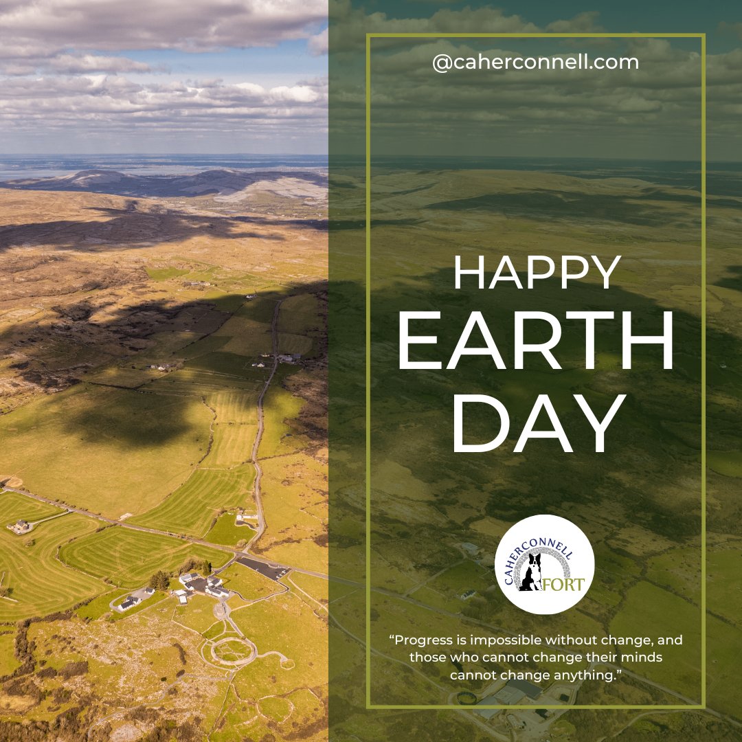 Earth Day is our collective embrace of the planet, a moment to reflect on our beautiful home's wonders and our role in its future. Let's pledge to protect, cherish, and nurture it, together. #EarthDay #ProtectOurHome #Caherconnell